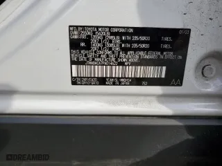 2023 Toyota bZ4X XLE with VIN JTMABACA7PA014622, listed as a Copart auction lot 72245844 with 23,976 mi miles and Salvage Title. Bid and sale history available at carsss.com. Image 14.