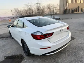 2020 Honda Insight Touring with VIN 19XZE4F78LE400419, listed as a Copart auction lot 50107185 with 77,708 mi miles and Salvage Title. Bid and sale history available at carsss.com. Image 3.