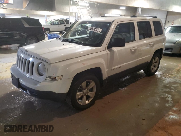 2014 Jeep Patriot Limited z VIN 1C4NJPCB9ED646470, wystawiony jako Copart lot #88624725 z przebiegiem 83 717 mil mil oraz Szkoda całkowita • Salvage title. Historia ofert i sprzedaży dostępna na DreamBid. Obrazek 1.