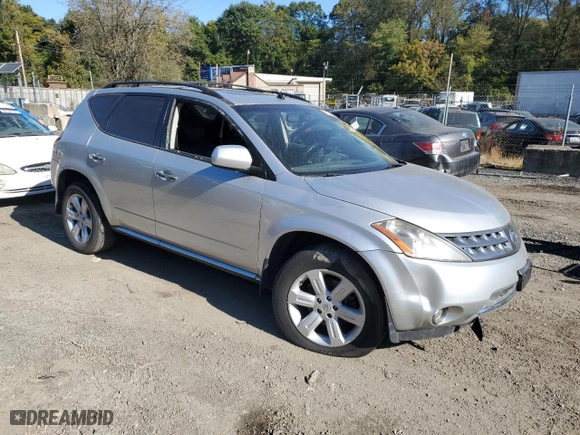 2007 Nissan Murano S with VIN JN8AZ08W27W660961, listed as a Copart auction lot 76721744 with 168,873 mi miles and Salvage Title. Bid and sale history available at carsss.com. Image 4.