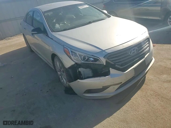2015 Hyundai Sonata 2.4L Limited with VIN 5NPE34AF5FH155369, listed as a Copart auction lot 80992774 with 184,415 mi miles and Salvage Title. Bid and sale history available at carsss.com. Image 10.