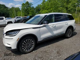 2023 Lincoln Aviator Reserve with VIN 5LM5J7XC9PGL09911, listed as a Copart auction lot 59538415 with 29,377 mi miles and Salvage title. Bid and sale history available at DreamBid. Image 1.