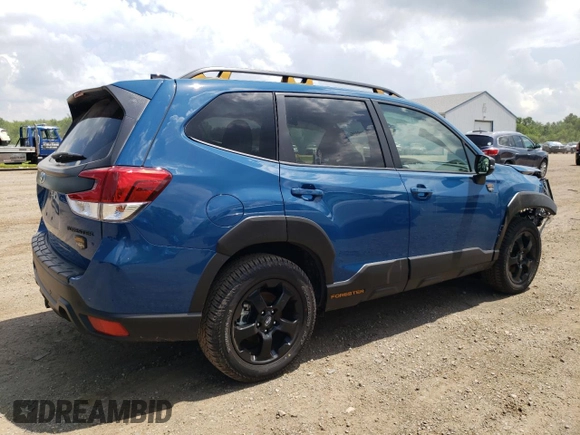 2024 Subaru Forester Wilderness with VIN JF2SKAJC7RH523422, listed as a Copart auction lot 61398025 with 2,311 mi miles and Salvage title. Bid and sale history available at DreamBid. Image 3.