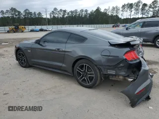 2018 Ford Mustang GT with VIN 1FA6P8CF8J5184795, listed as a Copart auction lot 45882485 with 96,733 mi miles and Salvage title. Bid and sale history available at DreamBid. Image 2.