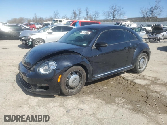 2016 Volkswagen Beetle Wolfsburg Edition with VIN 3VWF17AT4GM638684, listed as a Copart auction lot 49648665 with Not Provided miles and Salvage Title. Bid and sale history available at DreamBid. Image 1.