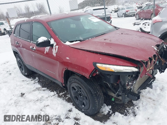 2017 Jeep Cherokee Sport with VIN 1C4PJMAB1HD225079, listed as a IAAI auction lot 40998022 with 128,690 mi miles and . Bid and sale history available at DreamBid. Image 1.