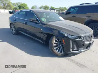 2020 Cadillac CT5 Premium Luxury with VIN 1G6DN5RK1L0118649, listed as a IAAI auction lot 41823595 with 72,061 mi miles and . Bid and sale history available at DreamBid. Image 1.