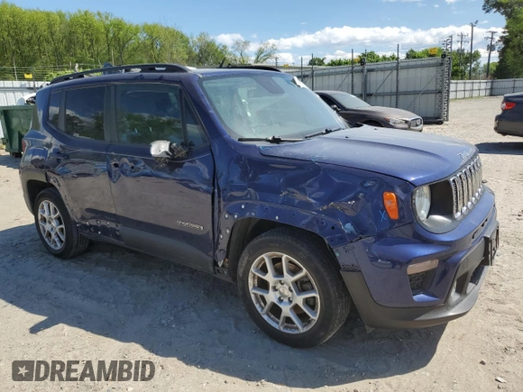 2019 Jeep Renegade Latitude z VIN ZACNJABBXKPJ75373, wystawiony jako Copart lot #52860995 z przebiegiem 80 059 mil mil oraz Szkoda całkowita • Salvage title. Historia ofert i sprzedaży dostępna na DreamBid. Obrazek 4.