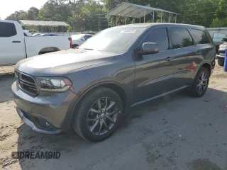 2016 Dodge Durango SXT with VIN 1C4RDHAGXGC361752, listed as a Copart auction lot 55430575 with 156,820 mi miles and Salvage title. Bid and sale history available at DreamBid. Image 1.