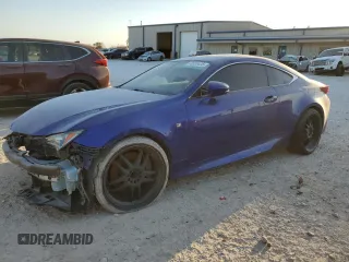 2015 Lexus RC 350 with VIN JTHHE5BC1F5000575, listed as a Copart auction lot 48586435 with 104,393 mi miles and Clean Title. Bid and sale history available at carsss.com. Image 1.