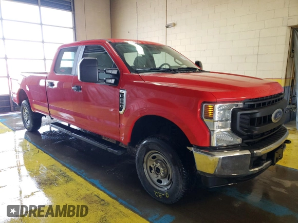 2021 Ford Super Duty F-250 SRW XL with VIN 1FT7W2B69MEC39033, listed as a Copart auction lot 48792145 with 137,804 mi miles and Clean Title. Bid and sale history available at carsss.com. Image 4.