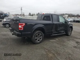 2020 Ford F-150 XL with VIN 1FTFX1E44LFC62080, listed as a Copart auction lot 48001125 with 119,251 mi miles and Salvage Title. Bid and sale history available at carsss.com. Image 3.