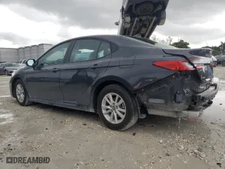 2025 Toyota Camry LE with VIN 4T1DAACK3SU027167, listed as a Copart auction lot 51333855 with 15,574 mi miles and Salvage Title. Bid and sale history available at carsss.com. Image 2.
