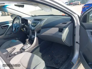 2012 Hyundai Elantra GLS with VIN KMHDH4AE1CU308265, listed as a IAAI auction lot 41898417 with 70,218 mi miles. Bid and sale history available at carsss.com. Image 5.