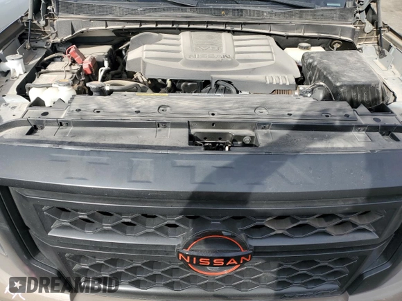 2024 Nissan Titan Pro-4X with VIN 1N6AA1ED3RN103011, listed as a Copart auction lot 87050954 with 8,829 mi miles and Salvage title. Bid and sale history available at DreamBid. Image 12.