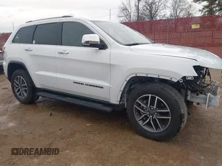 2020 Jeep Grand Cherokee Limited with VIN 1C4RJEBG1LC376396, listed as a IAAI auction lot 41358182 with 62,285 mi miles. Bid and sale history available at carsss.com. Image 1.