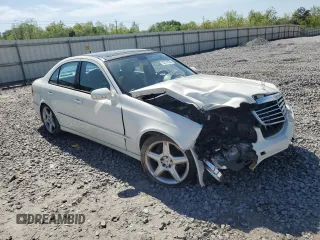 2009 Mercedes-Benz E 350 Luxury with VIN WDBUF56XX9B420690, listed as a Copart auction lot 52776355 with 187,756 mi miles and Salvage Title. Bid and sale history available at DreamBid. Image 4.