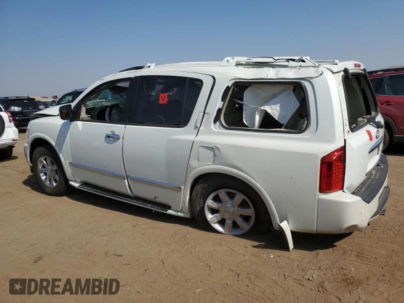 2007 Infiniti QX56 with VIN 5N3AA08C47N802888, listed as a Copart auction lot 65978244 with 0 mi miles and Salvage Title. Bid and sale history available at carsss.com. Image 2.