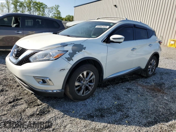 2017 Nissan Murano SL with VIN 5N1AZ2MG7HN159430, listed as a Copart auction lot 52067425 with 113,225 mi miles and Clean Title. Bid and sale history available at DreamBid. Image 1.