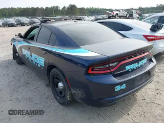 2021 Dodge Charger Police with VIN 2C3CDXAT6MH639895, listed as a IAAI auction lot 42104026 with 24,314 mi miles and . Bid and sale history available at DreamBid. Image 3.