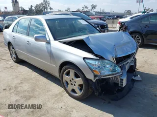 2006 Lexus LS 430 with VIN JTHBN36F265031512, listed as a IAAI auction lot 41537536 with 69,172 mi miles. Bid and sale history available at carsss.com. Image 1.