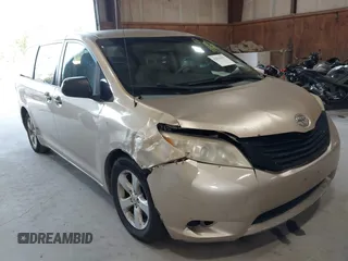 2012 Toyota Sienna with VIN 5TDZK3DC6CS258225, listed as a IAAI auction lot 42821817 with 377,789 mi miles and . Bid and sale history available at DreamBid. Image 6.
