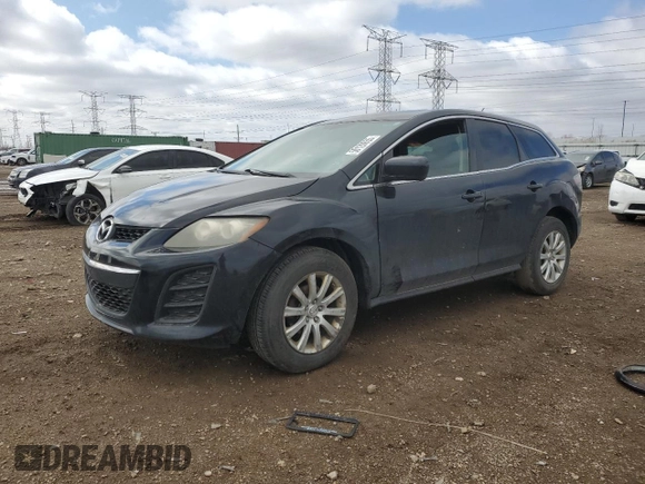 2010 Mazda CX-7 Sport with VIN JM3ER2W58A0336952, listed as a Copart auction lot 50120855 with 198,687 mi miles and Salvage Title. Bid and sale history available at carsss.com. Image 1.