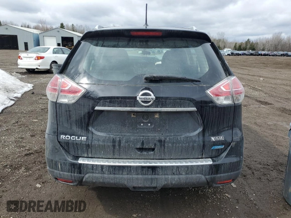 2015 Nissan Rogue S with VIN 5N1AT2MT6FC876568, listed as a Copart auction lot 50092175 with 182,218 mi miles and Salvage Title. Bid and sale history available at carsss.com. Image 6.