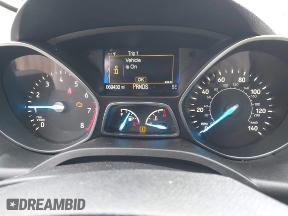 2019 Ford Escape S with VIN 1FMCU0F72KUB00775, listed as a IAAI auction lot 42487803 with 69,430 mi miles and . Bid and sale history available at DreamBid. Image 7.