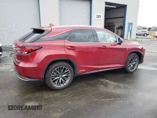 2022 Lexus RX with VIN 2T2YGMDA2NC080676, listed as a Copart auction lot 45195464 with 44,590 mi miles. Bid and sale history available at carsss.com. Image 3.