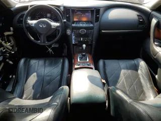 2015 Infiniti QX70 z VIN JN8CS1MU2FM380734, wystawiony jako Copart lot #76012944 z przebiegiem 173 813 mil mil oraz Szkoda całkowita • Salvage title. Historia ofert i sprzedaży dostępna na DreamBid. Obrazek 8.