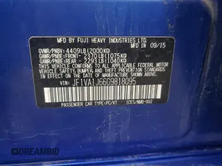 2016 Subaru WRX Limited z VIN JF1VA1J66G9818095, wystawiony jako Copart lot #57350825 z przebiegiem 81 551 mil mil oraz Nie do naprawy • Non repairable. Historia ofert i sprzedaży dostępna na DreamBid. Obrazek 12.