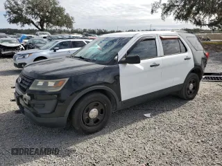 2016 Ford Utility Police Interceptor with VIN 1FM5K8AR9GGD05120, listed as a Copart auction lot 89334145 with 0 mi miles and Clean Title. Bid and sale history available at carsss.com. Image 1.