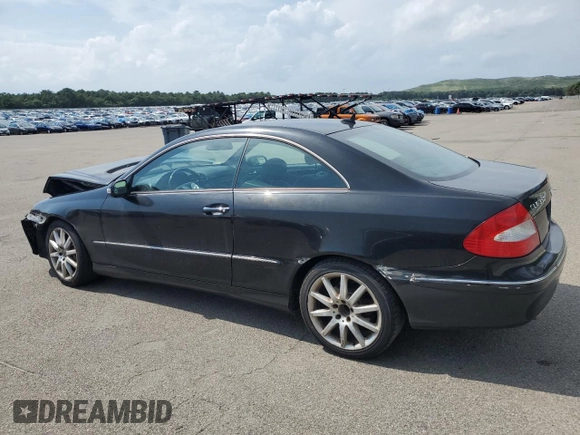 2007 Mercedes-Benz CLK 350 with VIN WDBTJ56H77F230404, listed as a Copart auction lot 65291925 with 128,021 mi miles and Salvage title. Bid and sale history available at DreamBid. Image 2.