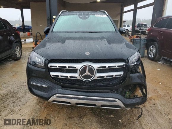 2021 Mercedes-Benz GLS 450 with VIN 4JGFF5KE0MA360668, listed as a Copart auction lot 81257914 with 33,939 mi miles and Salvage Title. Bid and sale history available at DreamBid. Image 5.