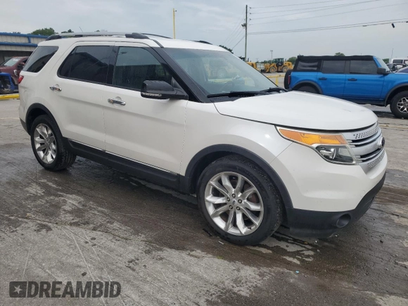 2014 Ford Explorer XLT with VIN 1FM5K7D87EGB99809, listed as a Copart auction lot 59761115 with 204,103 mi miles and Salvage title. Bid and sale history available at DreamBid. Image 4.