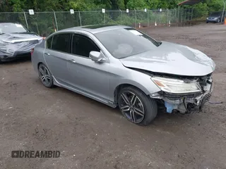 2017 Honda Accord Touring with VIN 1HGCR3F92HA039397, listed as a IAAI auction lot 42259133 with 70,385 mi miles and . Bid and sale history available at DreamBid. Image 1.