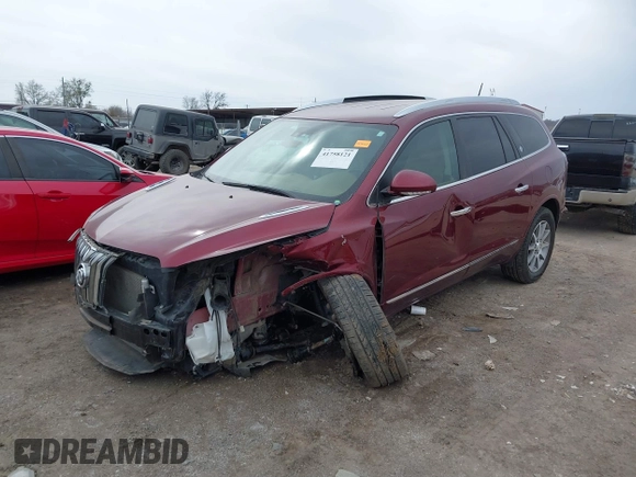 2017 Buick Enclave Leather with VIN 5GAKRBKD7HJ317839, listed as a IAAI auction lot 41758121 with 77,671 mi miles and . Bid and sale history available at DreamBid. Image 17.
