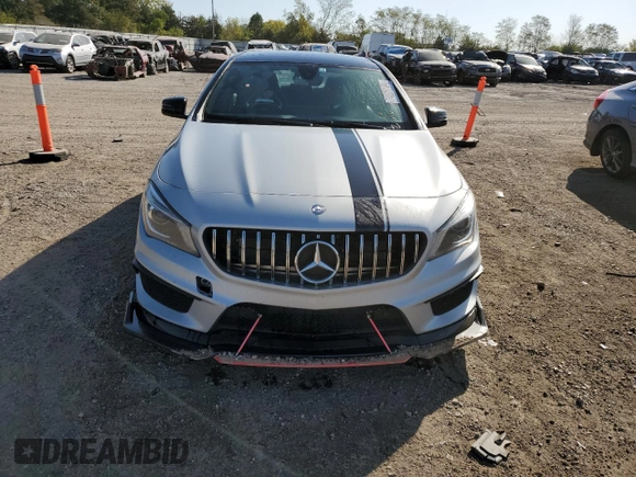 2015 Mercedes-Benz CLA 45 AMG with VIN WDDSJ5CB0FN198211, listed as a Copart auction lot 74825184 with 98,181 mi miles and Salvage Title. Bid and sale history available at DreamBid. Image 5.