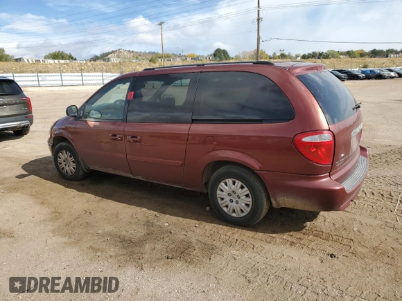 2007 Chrysler Town & Country LWB LX with VIN 2A4GP44R67R341603, listed as a Copart auction lot 78658554 with 0 mi miles and Salvage Title. Bid and sale history available at carsss.com. Image 2.