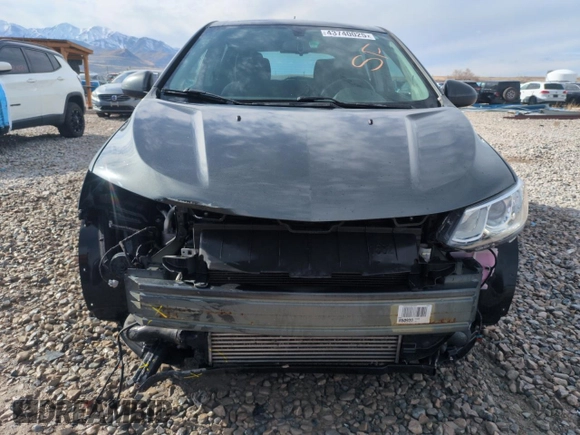 2017 Chevrolet Sonic LT with VIN 1G1JD6SB8H4104808, listed as a Copart auction lot 43740025 with 76,731 mi miles and Salvage Title. Bid and sale history available at carsss.com. Image 5.