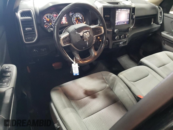 2019 Ram 1500 Big Horn/Lone Star with VIN 1C6SRFFTXKN695717, listed as a Copart auction lot 53876425 with 96,739 mi miles and Clean Title. Bid and sale history available at carsss.com. Image 8.