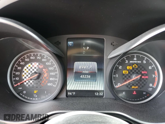 2019 Mercedes-Benz GLC with VIN WDC0J6EB0KF608783, listed as a Copart auction lot 64896064 with 45,236 mi miles and Salvage Title. Bid and sale history available at carsss.com. Image 9.