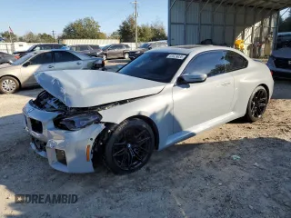 2024 BMW M2 with VIN 3MF13DM08R8E00417, listed as a Copart auction lot 41629035 with 13,904 mi miles and Non Repairable. Bid and sale history available at carsss.com. Image 1.