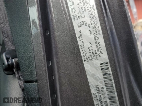 2022 Jeep Wrangler Unlimited Sahara with VIN 1C4HJXEN9NW191371, listed as a Copart auction lot 44553585 with 38,167 mi miles and Salvage title. Bid and sale history available at DreamBid. Image 14.