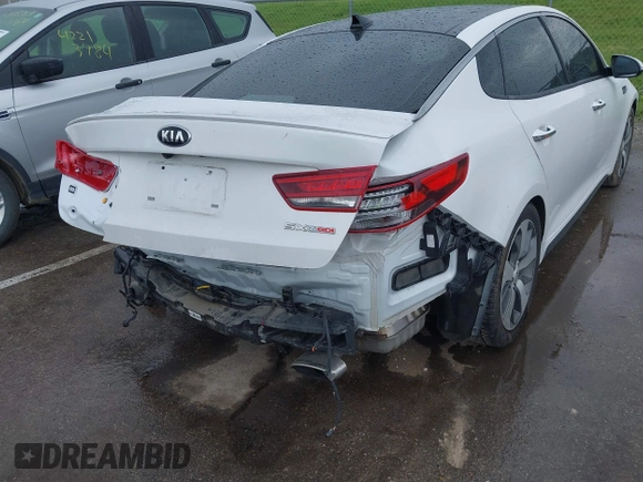 2018 Kia Optima SX with VIN 5XXGW4L2XJG247253, listed as a IAAI auction lot 42236935 with 40,737 mi miles and . Bid and sale history available at DreamBid. Image 18.