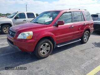 2005 Honda Pilot EX-L z VIN 5FNYF186X5B028381, wystawiony jako IAAI lot #41987808 z przebiegiem 128 155 mil mil oraz . Historia ofert i sprzedaży dostępna na DreamBid. Obrazek 2.