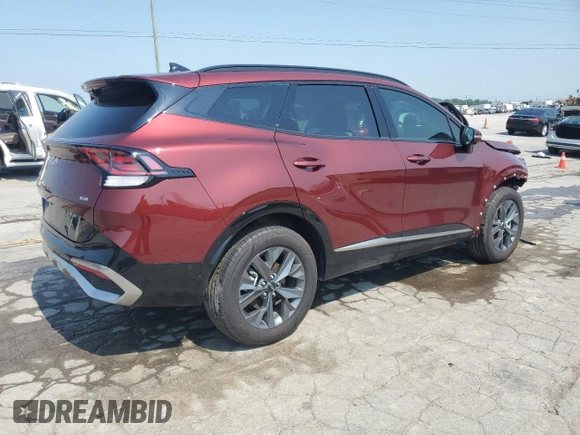2024 Kia Sportage SX-Prestige with VIN KNDPXCDG5R7121467, listed as a Copart auction lot 58390245 with 7,310 mi miles and Salvage title. Bid and sale history available at DreamBid. Image 3.