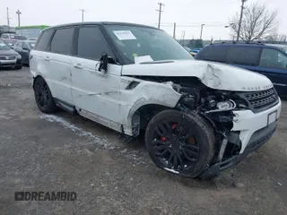2015 Land Rover Range Rover Sport Supercharged with VIN SALWR2TF0FA537992, listed as a IAAI auction lot 41630413 with 109,113 mi miles and . Bid and sale history available at DreamBid. Image 1.