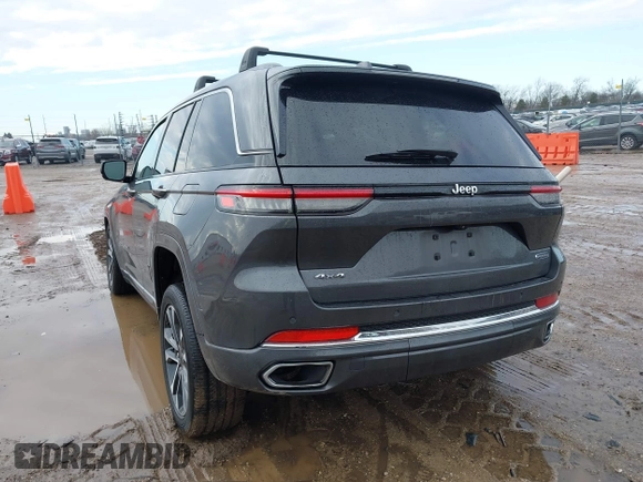 2022 Jeep Grand Cherokee Overland with VIN 1C4RJHDG1N8605700, listed as a IAAI auction lot 41475738 with 46,302 mi miles and . Bid and sale history available at DreamBid. Image 3.